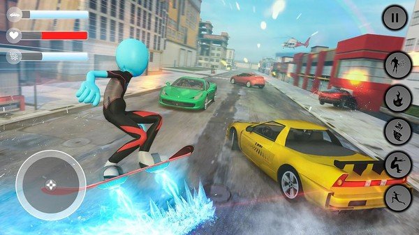 寒冰英雄黑帮城市(Ice Hero Gangster City Crime Simulator)