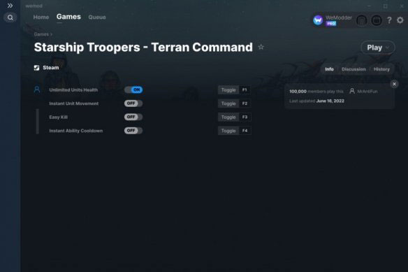 星河战队人类指挥部四项修改器