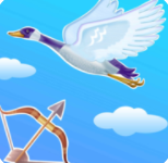 弓箭射击捕猎鸟类