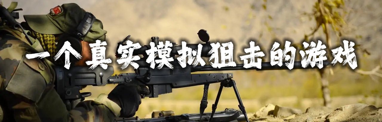 一个真实模拟狙击的游戏