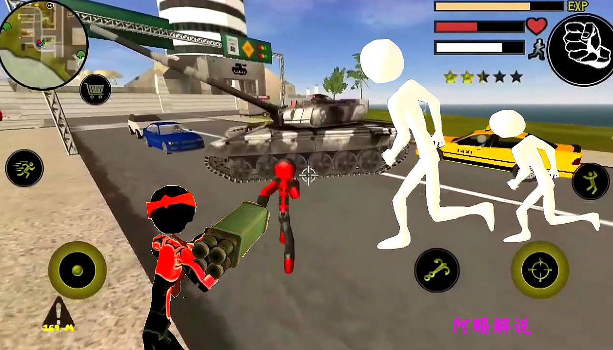 火柴人英雄无限钻石无限金币版无限升级点