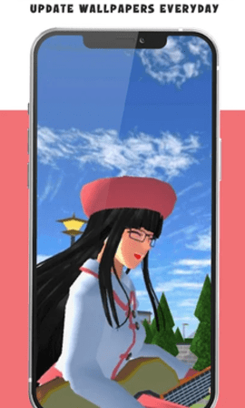 樱花校园可爱壁纸高清版