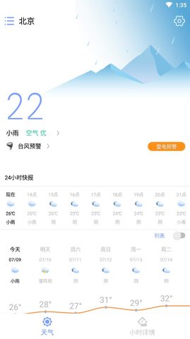 日历天气
