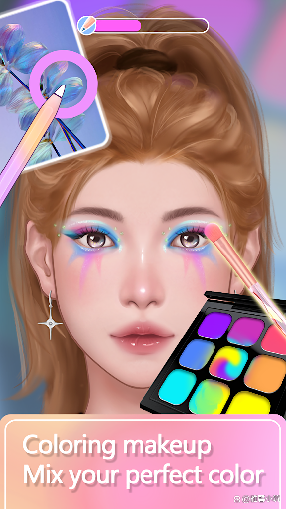 解压模拟器女生沉浸式化妆