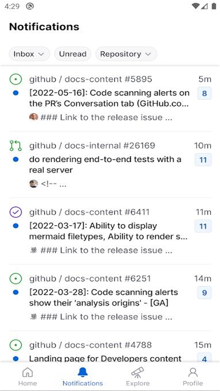 github手机客户端 1.99.0最新版