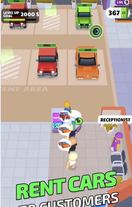 放置租车大亨小游戏（Car Land）