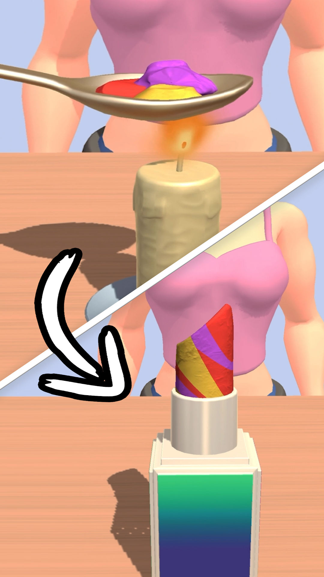 化妆品修复小游戏