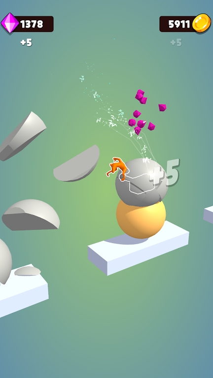 弹跳粉碎游戏