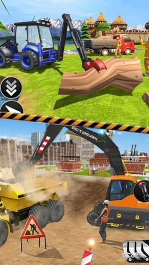 3D真实挖掘机游戏