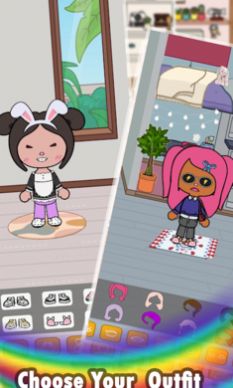 Toca dress up game