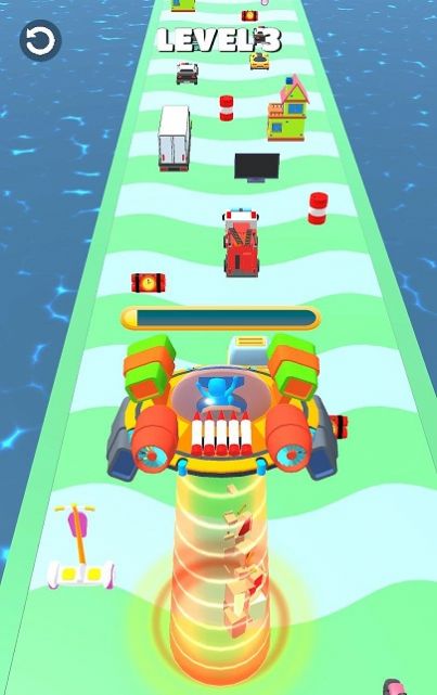 飞碟收集跑游戏