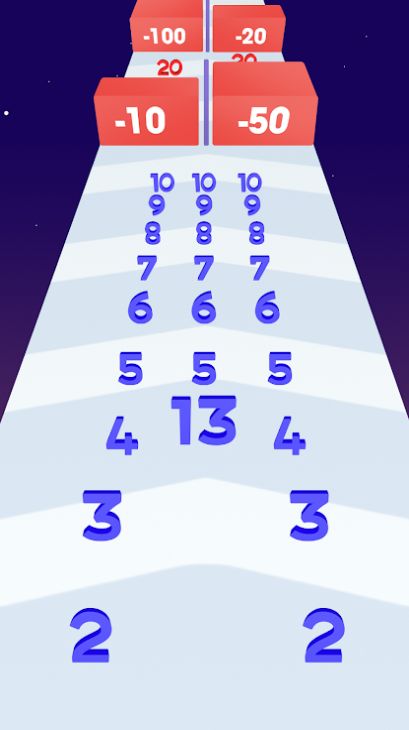 数字加减跑游戏