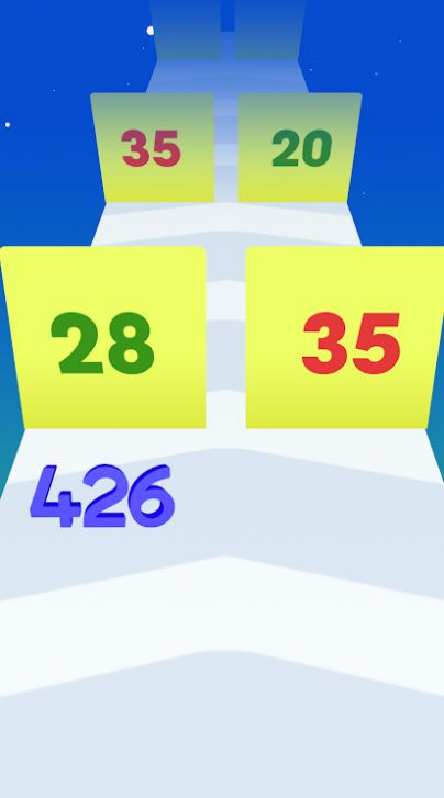 数字加减跑游戏