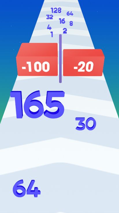 数字加减跑游戏