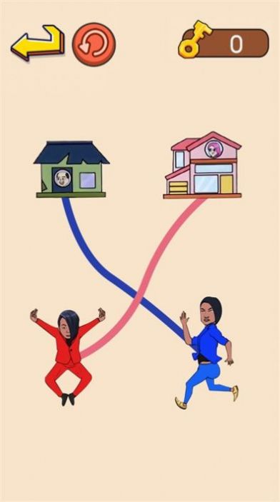 火柴人画线跑酷游戏
