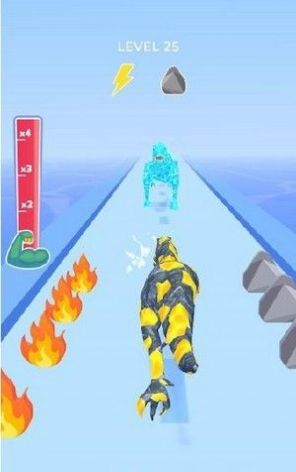 恐龙升级跑3D游戏