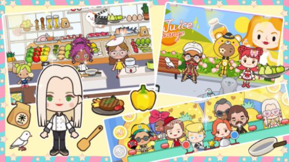 托卡复古港风小镇游戏