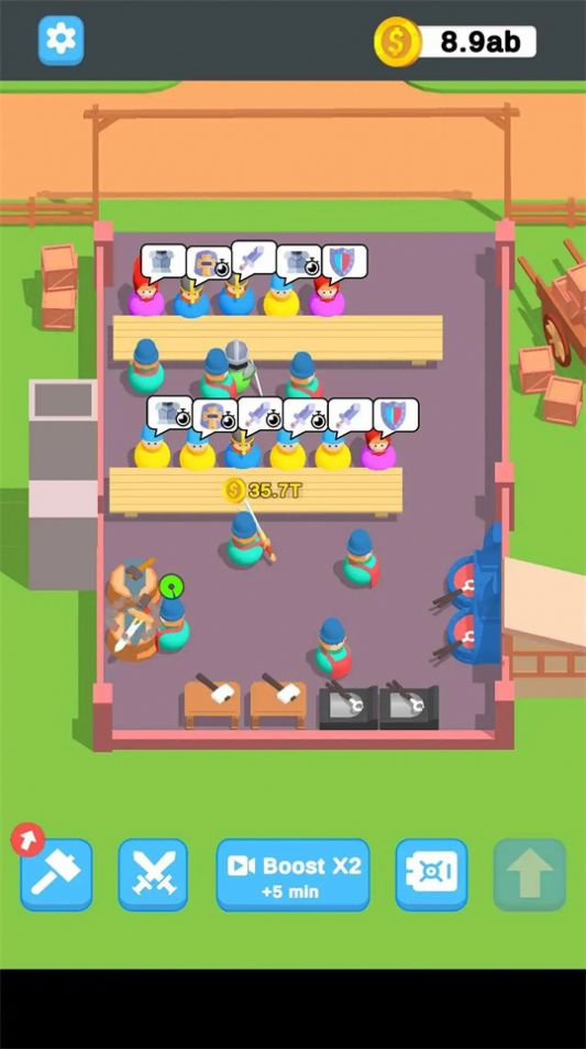 口袋锻造闲置工艺3D游戏