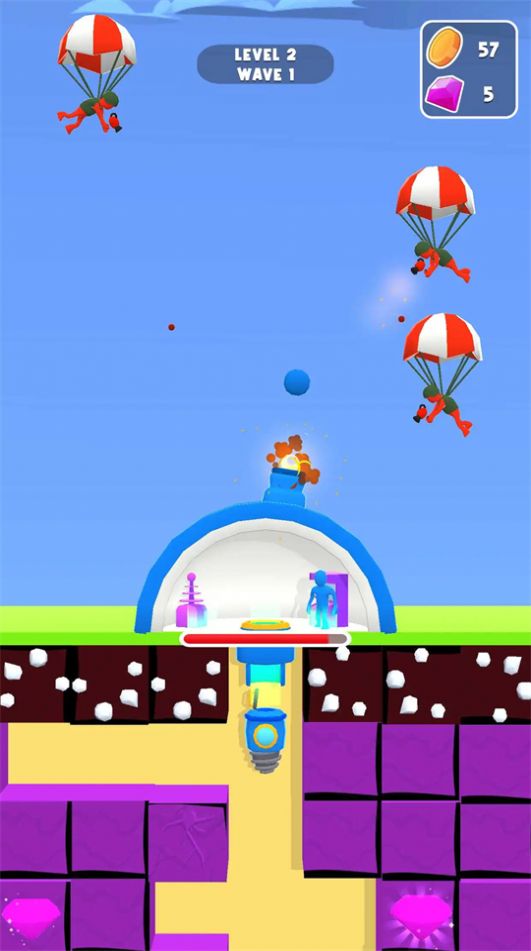 挖掘和防御游戏