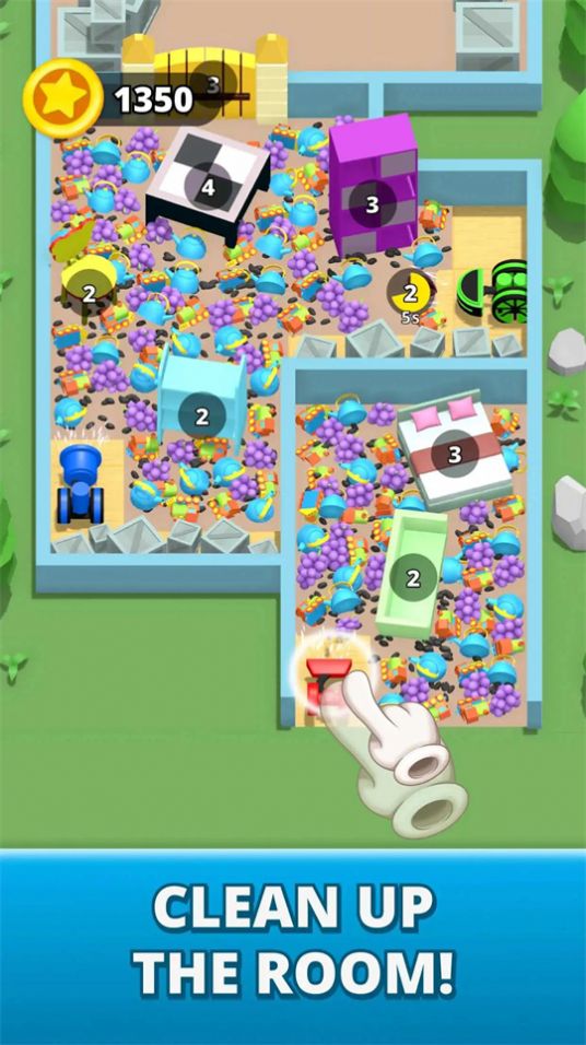 吸尘器合并大师3D游戏