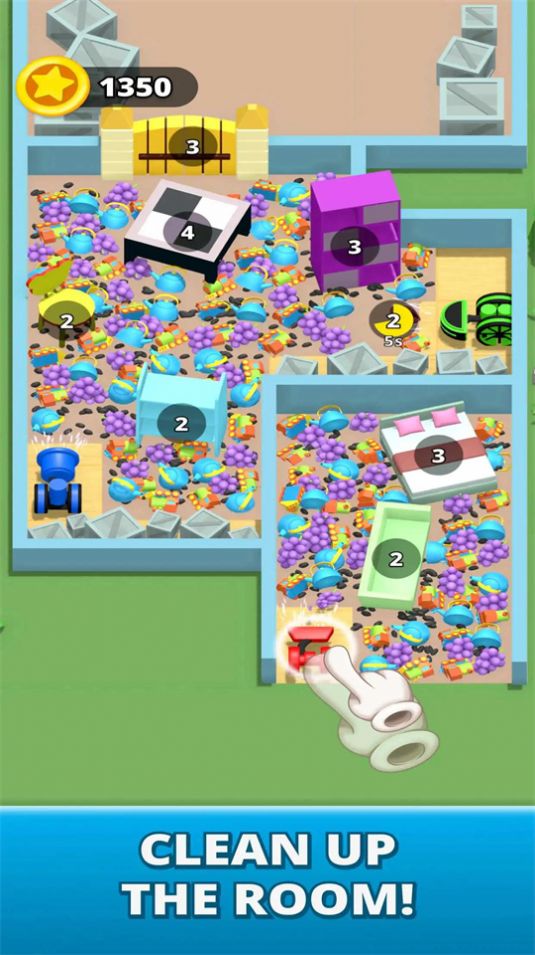 吸尘器合并大师3D游戏