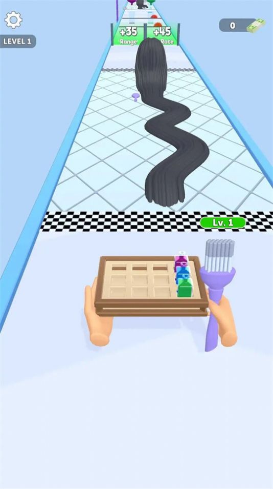 冲刺画头发游戏