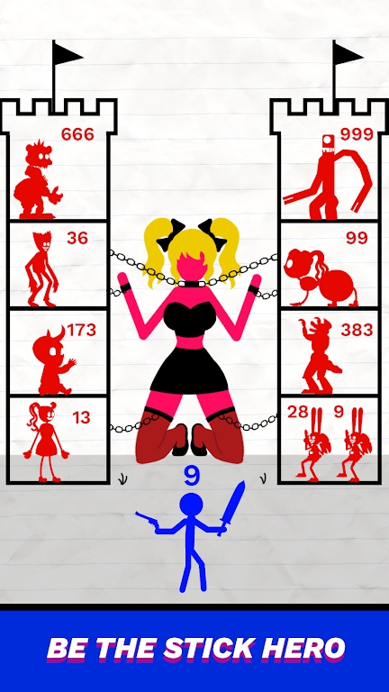 火柴人战斗强大的塔防战争游戏