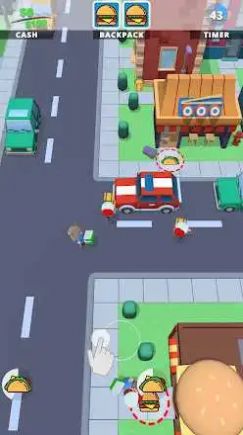 食物交付奔跑游戏