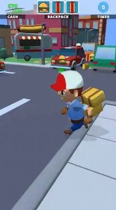 食物交付奔跑游戏