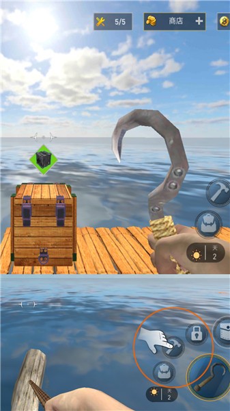 荒岛冒险求生木筏版本