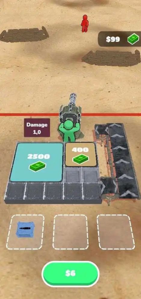 合并防御塔式枪基地游戏