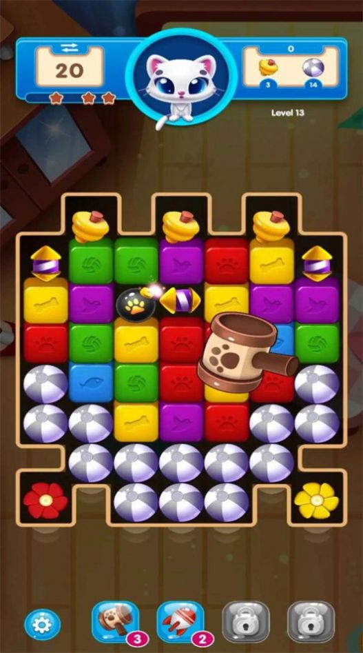 小猫流行积木游戏