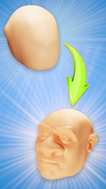 面部雕刻3D游戏