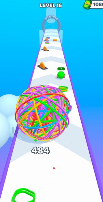 橡皮筋跑酷游戏