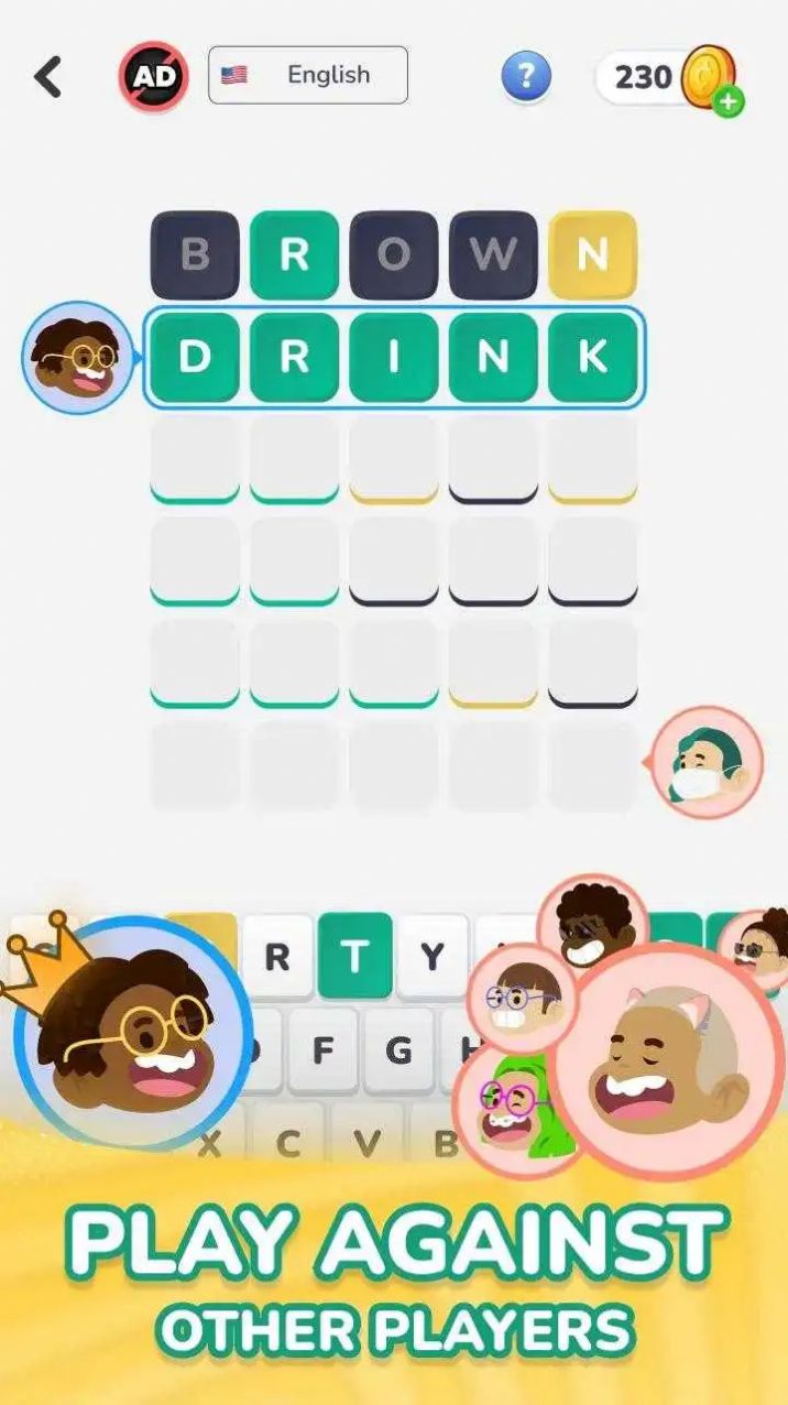 单词流行大战游戏