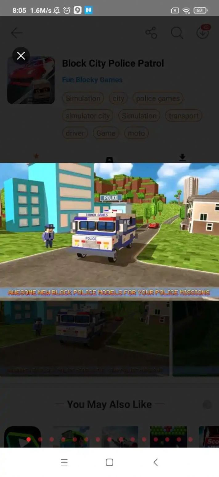 街区城市警察巡逻游戏