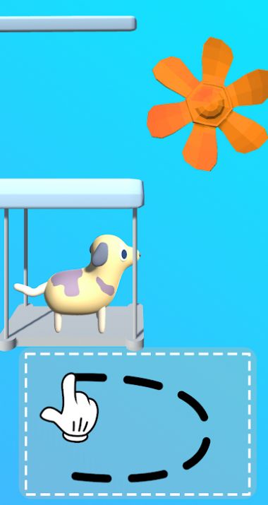 蠕虫狗画线闯关游戏