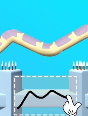 蠕虫狗画线闯关游戏