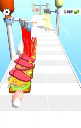 吐司制作跑游戏