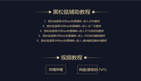 黑松鼠coc辅助免费版