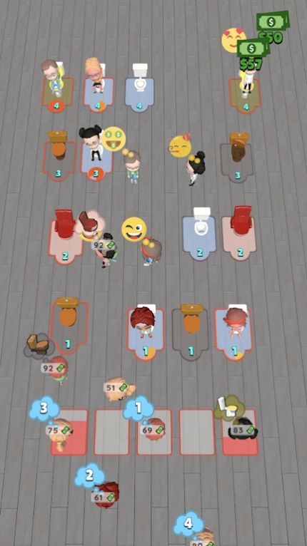 卫生间管理游戏