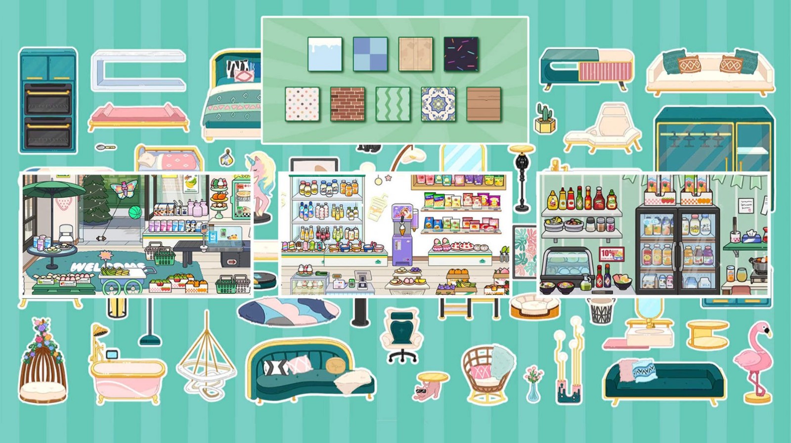 米加小镇芭比公主屋更新版