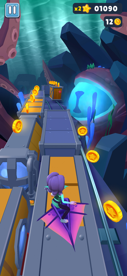 地铁跑酷深海熔岩版本