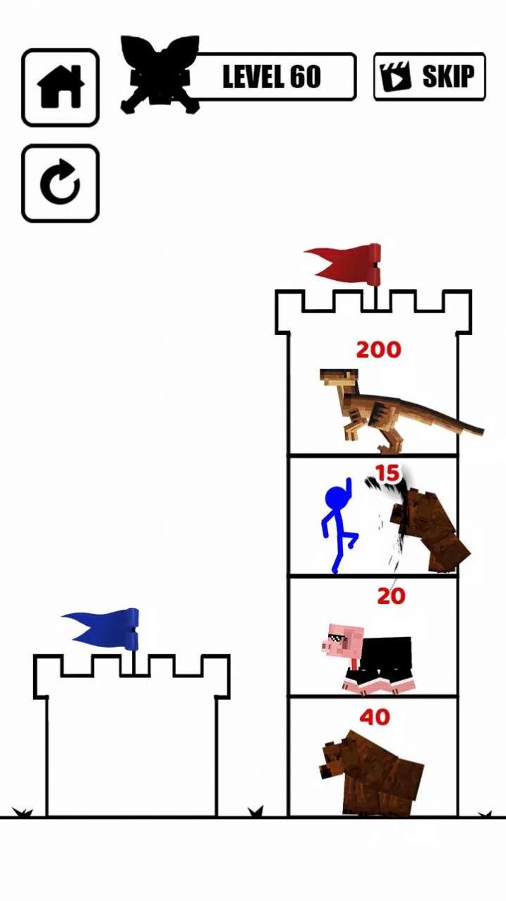 火柴人塔楼战争游戏