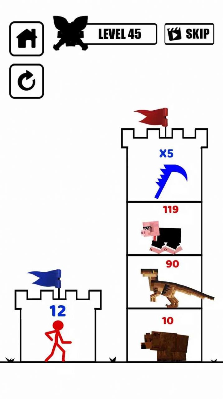 火柴人塔楼战争游戏