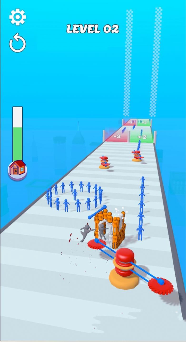 人墙建筑跑游戏