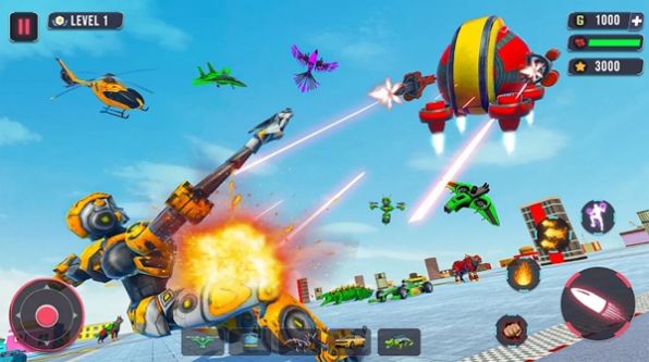 多机器人动物机器人游戏