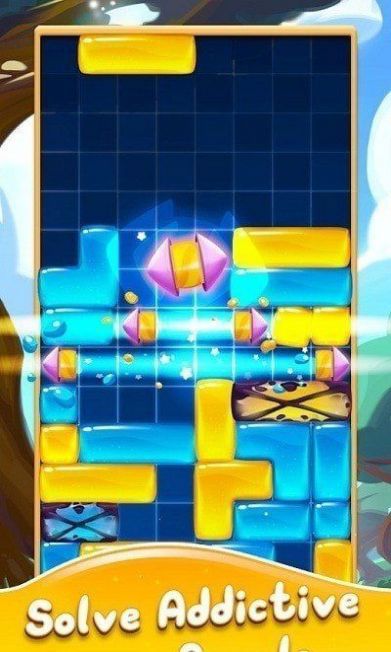 果冻滑落消除游戏