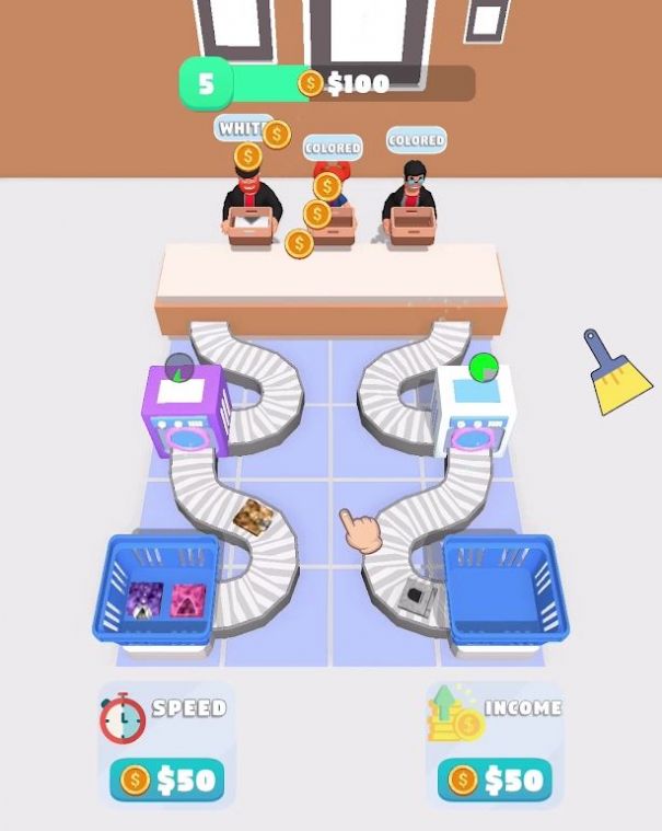 组装洗衣店游戏