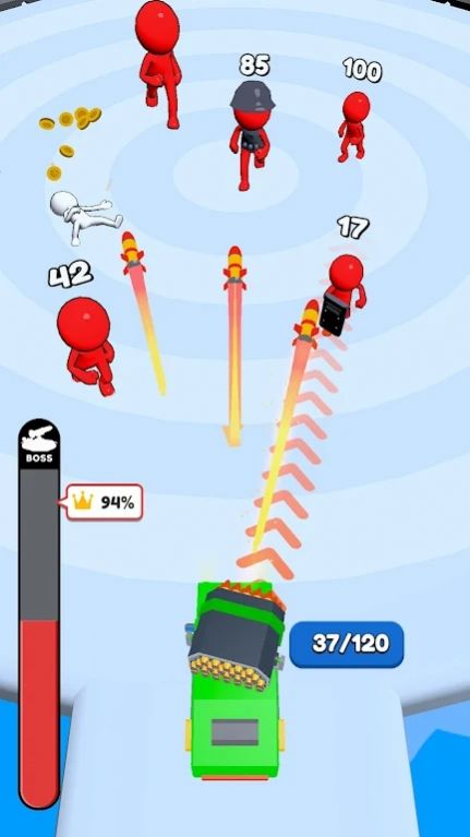 收集发射跑游戏